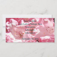 Benutzerdefinierte Ankündigung Save the Date Foto 