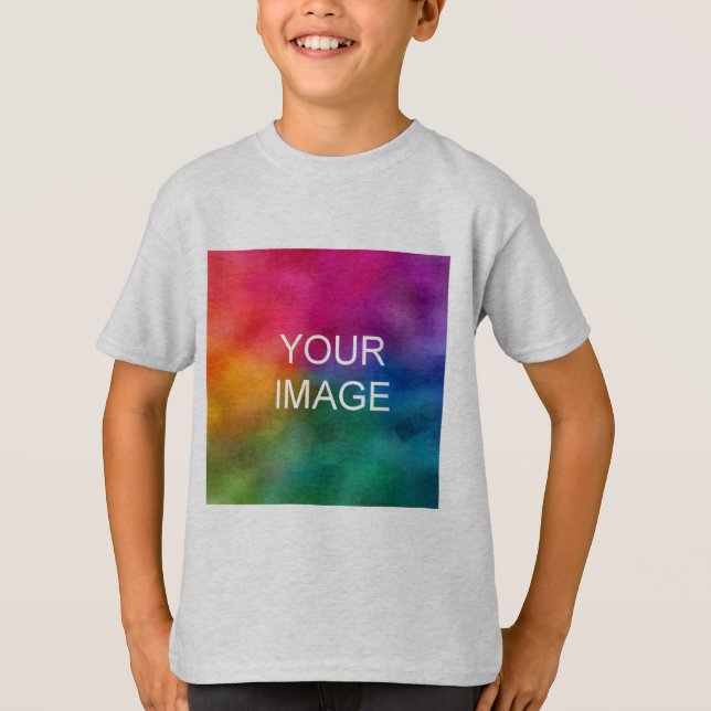 Benutzerdefinierte Ash-Vorlage Hinzufügen von Bild T-Shirt (Vorderseite)