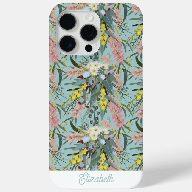 Benutzerdefinierte australische native Buschblüten Case-Mate iPhone Hülle (Rückseite)