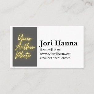 Benutzerdefinierte Author-Visitenkarte Visitenkarte