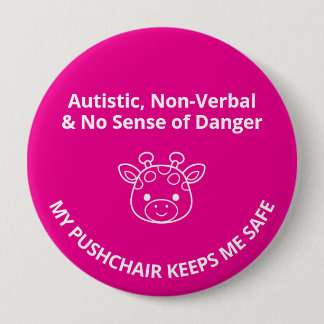 Benutzerdefinierte Autismus Nicht Verbale/Gefahren Button