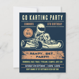 Benutzerdefinierte Autonummer Go Karting-Party Ein