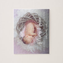 Benutzerdefinierte Baby-Ankündigung Neugeborenes E