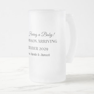 Benutzerdefinierte Baby-Revecard Mattglas Bierglas