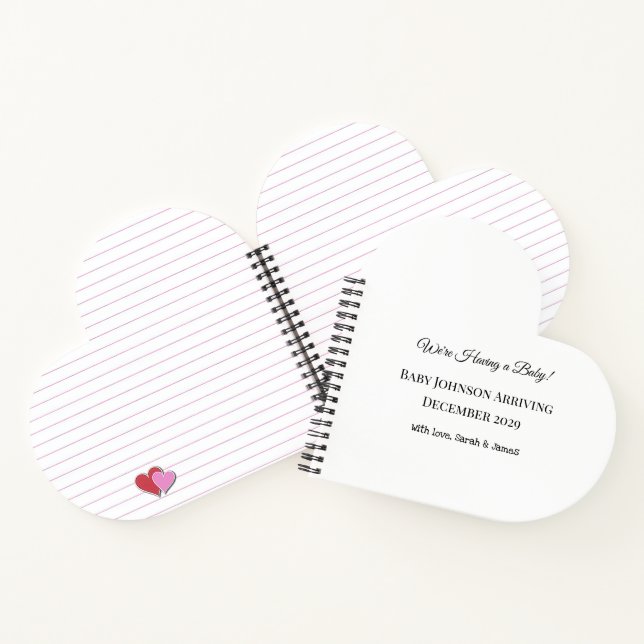 Benutzerdefinierte Baby-Revecard Notizbuch (Innenseite)