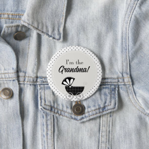Benutzerdefinierte Baby Shower Party Ich bin die O Button