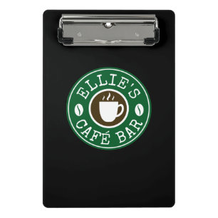 Benutzerdefinierte Barista-Miniklemmtafel für das Mini Klemmbrett