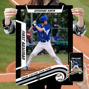 Benutzerdefinierte Baseball-Andenken in lebendigem Poster