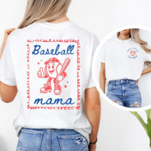 Benutzerdefinierte Baseball-Mama und Teamname