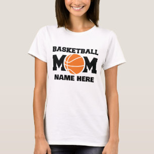 Benutzerdefinierte Basketball-Mutter  T-Shirt