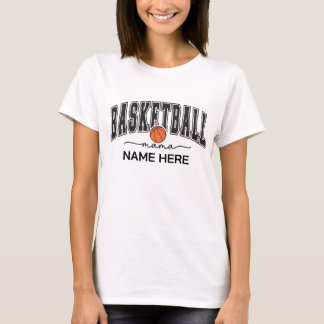 Benutzerdefinierte Basketball-Mutter  T-Shirt