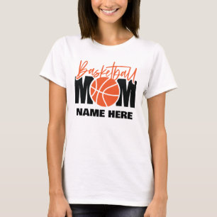 Benutzerdefinierte Basketball-Mutter T-Shirt