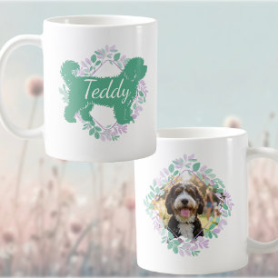 Benutzerdefinierte Bernedoodle-Foto und Name Perso Kaffeetasse