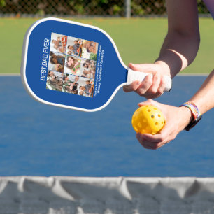 Benutzerdefinierte Beste Papa Aller Fathers Day 9 Pickleball Schläger