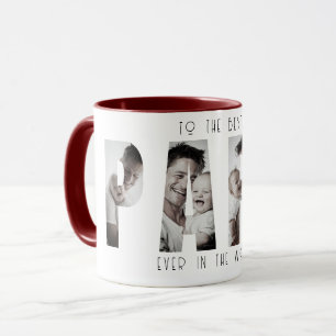 Benutzerdefinierte Beste-Papa-aller-Zeit-Foto-Coll Tasse