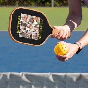 Benutzerdefinierte Beste Papa Aller Zeiten Vaterta Pickleball Schläger