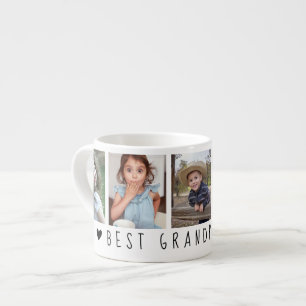 Benutzerdefinierte Bester Opa Aller Zeiten 5 Foto- Espressotasse