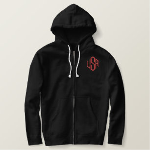Benutzerdefinierte bestickte USA Bestickter Hoodie