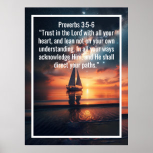 Benutzerdefinierte Bibelverse Zitate und personali Poster