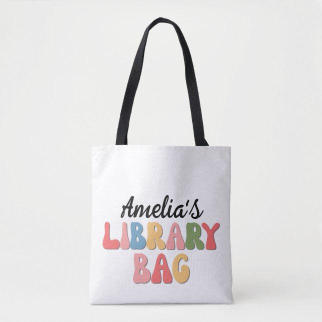 Benutzerdefinierte Bibliothek Tasche (Vorderseite)