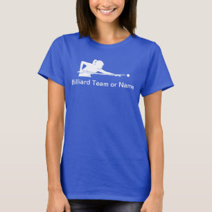 Benutzerdefinierte Billard-Pool-Liga-T-Shirts für T-Shirt