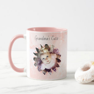 Benutzerdefinierte Blume Form Foto Pastell Wasserf Tasse