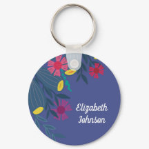 Benutzerdefinierte Blumen elegante blaue einfache 