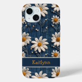 Benutzerdefinierte Blumenstickerei-Handyhülle Case-Mate iPhone Hülle