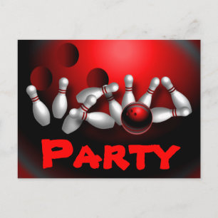 Benutzerdefinierte Bowling Postkarten