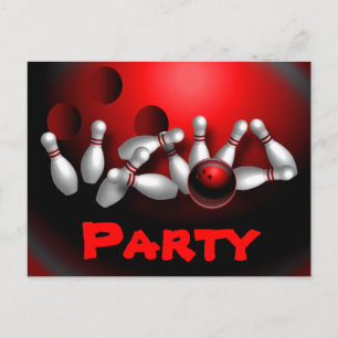 Benutzerdefinierte Bowling-Postkarten Postkarte