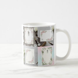 Benutzerdefinierte Braut-und Bräutigam-Illustratio Kaffeetasse