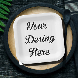 Benutzerdefinierte Brautparty-Papiere-Teller am Pl Pappteller