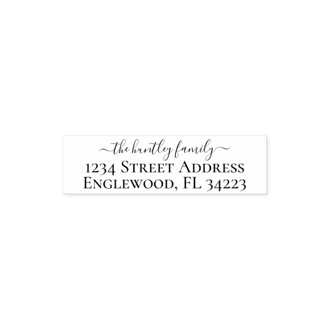 Benutzerdefinierte Briefmarke-Adresse für Selbstfa Permastempel (Design)