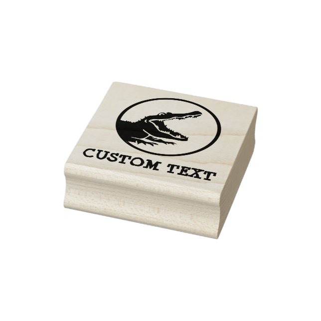 Benutzerdefinierte Briefmarke Alligator Gummistempel (Stempel)