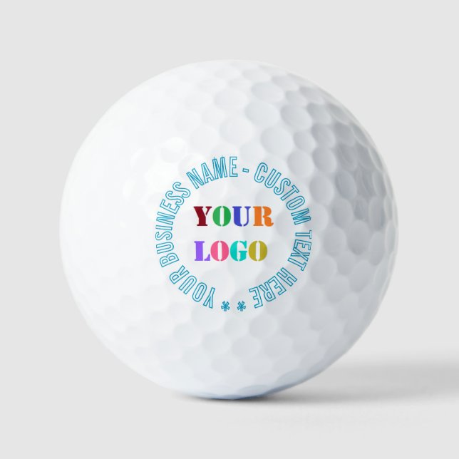 Benutzerdefinierte Briefmarke für Ihr Firmenlogo Golfball (Vorderseite)