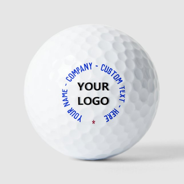 Benutzerdefinierte Briefmarke für Logos und Textda Golfball (Vorderseite)
