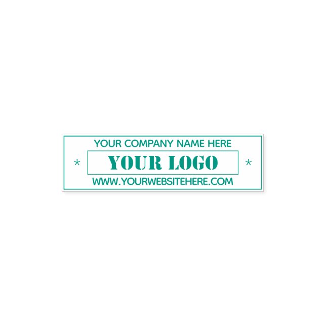 Benutzerdefinierte Briefmarke von Logos und Text Permastempel (Design)