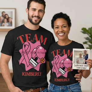 Benutzerdefinierte Brustkrebs-Unterstützung für Mä T-Shirt