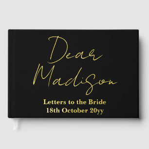 Benutzerdefinierte Buchstaben an das Bride Hen Do- Gästebuch