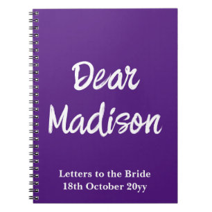 Benutzerdefinierte Buchstaben an das Bride Hen Do- Notizblock