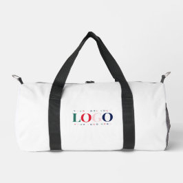 Benutzerdefinierte Business Company Rectangle Logo Duffle Bag