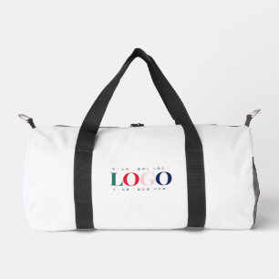Benutzerdefinierte Business Company Rectangle Logo Duffle Bag