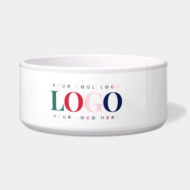 Benutzerdefinierte Business Company Rectangle Logo Napf (Vorderseite)