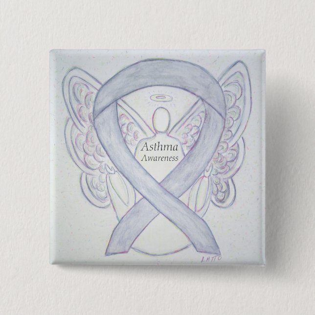 Benutzerdefinierte Button-Buttone für die Asthma A Button (Vorderseite)