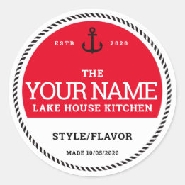 Benutzerdefinierte Canning-Labels - Fügen Sie Ihre Runder Aufkleber
