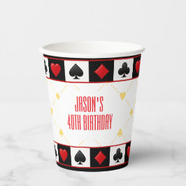 Benutzerdefinierte Casino Party Cups, Poker Spielk Pappbecher