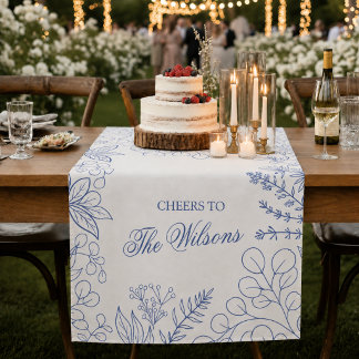Benutzerdefinierte Chinoiserie-Hochzeitstisch-Deko Wandteppich