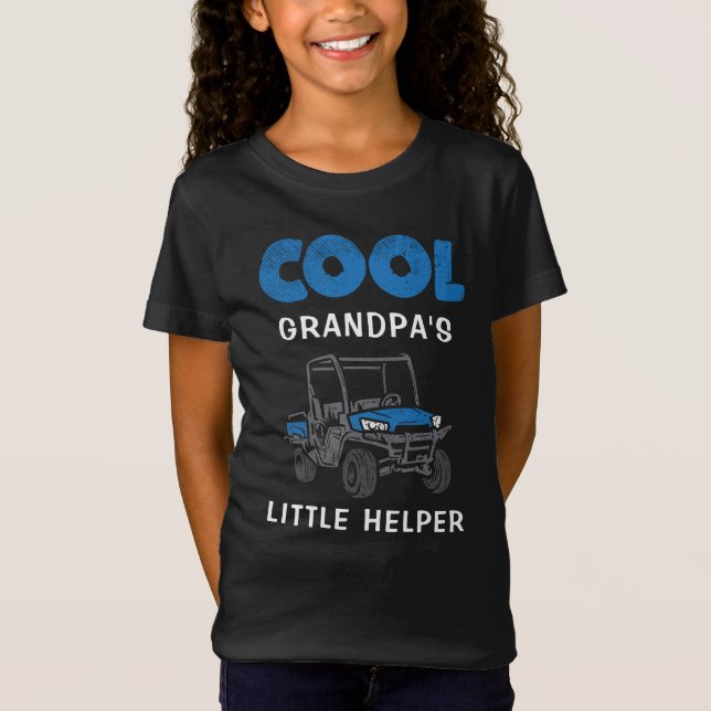 Benutzerdefinierte Coole Großkindfamilie T-Shirt (Vorderseite)