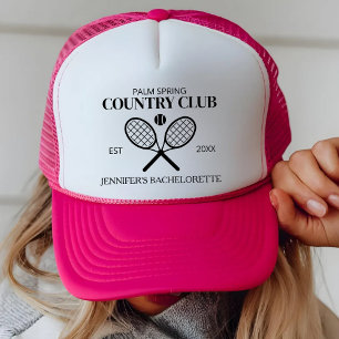 Benutzerdefinierte Country Club Junggesellinnenpar Truckerkappe
