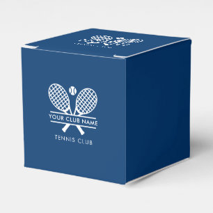 Benutzerdefinierte Country Club Name Tennis Events Geschenkschachtel